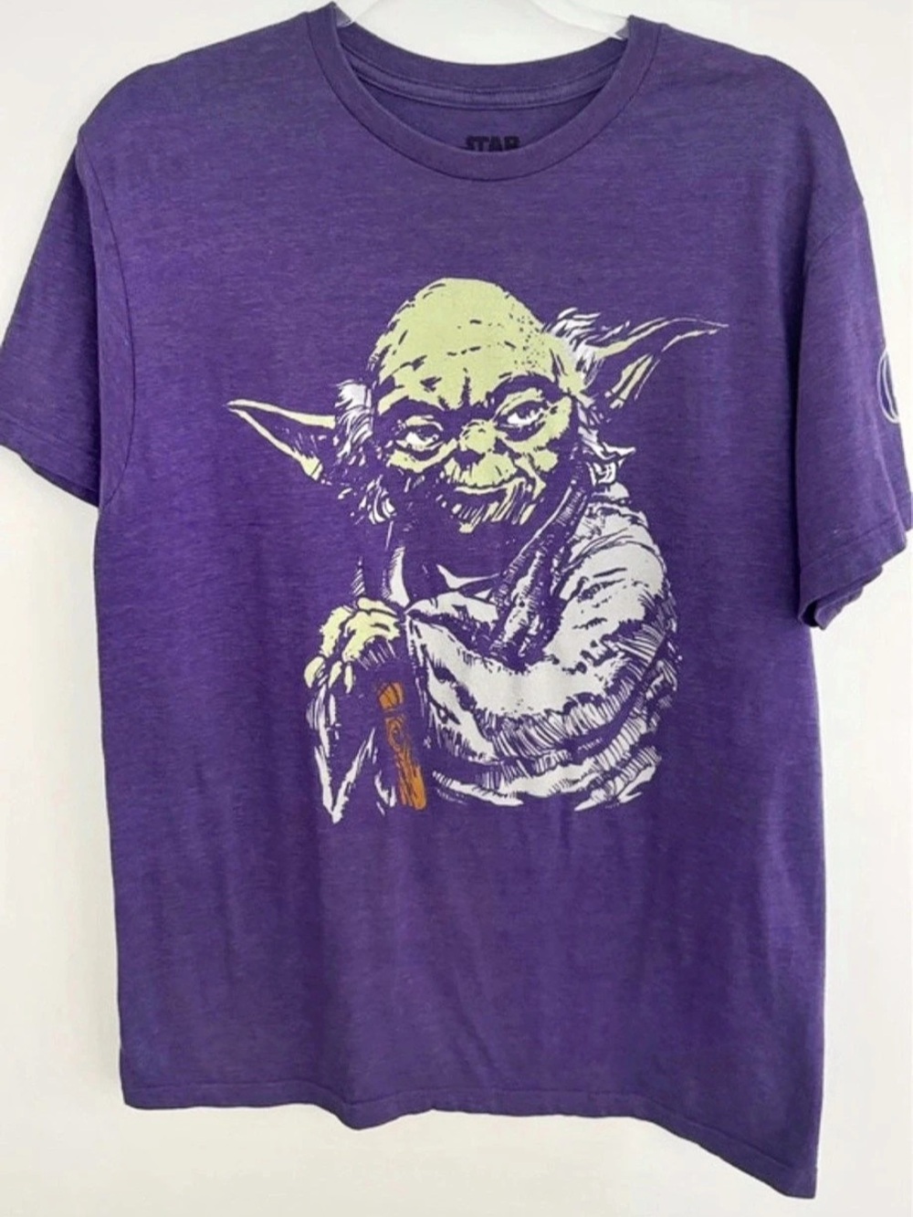 Star Wars Colorado Rockies Star Wars Night Yoda T-Shirt Purple